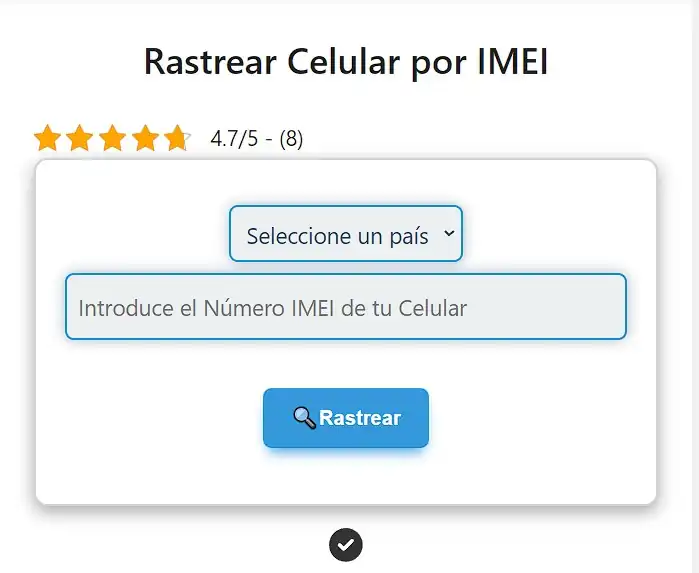 Rastrear Celular por IMEI sin app